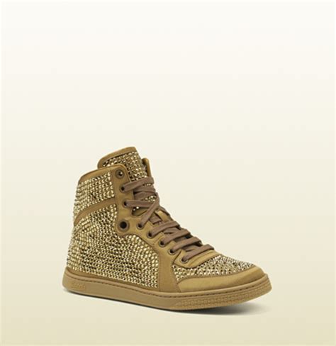 gold gucci shoes men|Gucci shoes with diamonds.